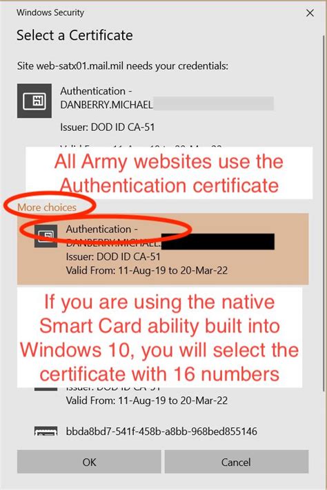 site militarycac.org detect smart card|MilitaryCAC's Use your CAC on Windows 10.